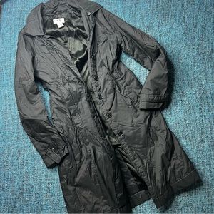 Armani Exchange Long Coat in Black